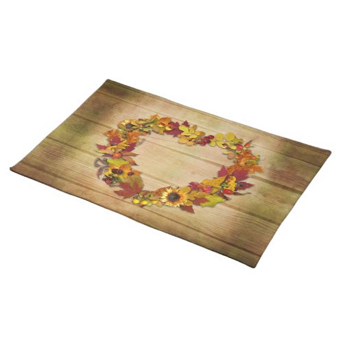 Thanksgiving Heart Cloth Placemat