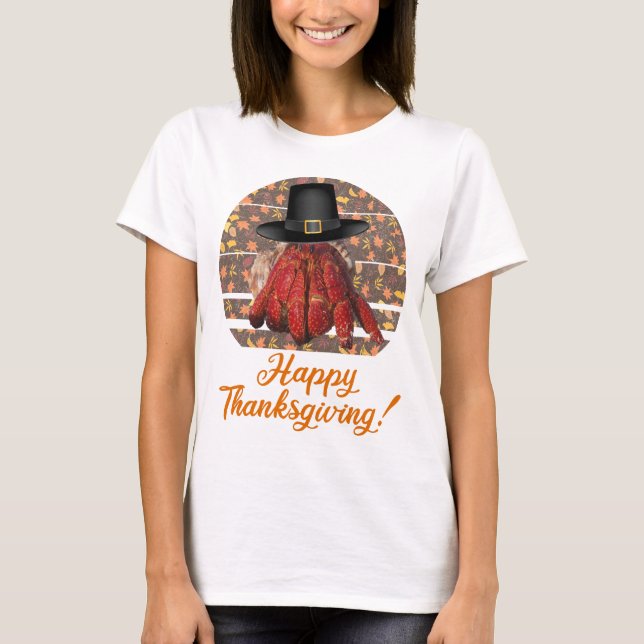 Thanksgiving Hermit Crab T-Shirt (Front)