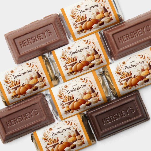 Thanksgiving Hershey's Miniatures Candy  Favors (Assorted)