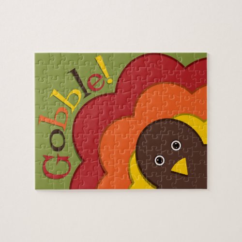 Thanksgiving hiding turkey jigsaw puzzle