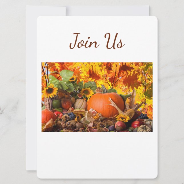 THANKSGIVING HLIDAY EVENT INVITATION (Front)