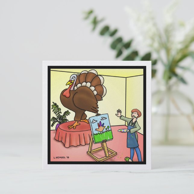 Thanksgiving Holiday Card (Standing Front)