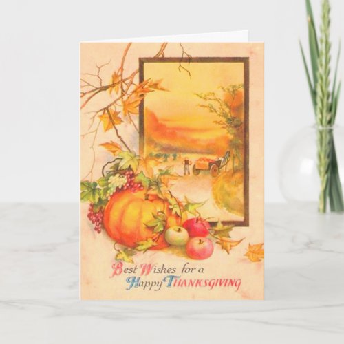 Thanksgiving Holiday Card