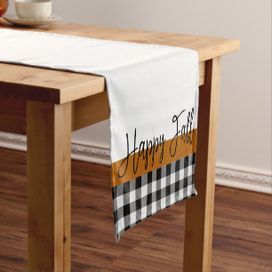 Thanksgiving, Holiday Decor, Happy Fall Short Table Runner