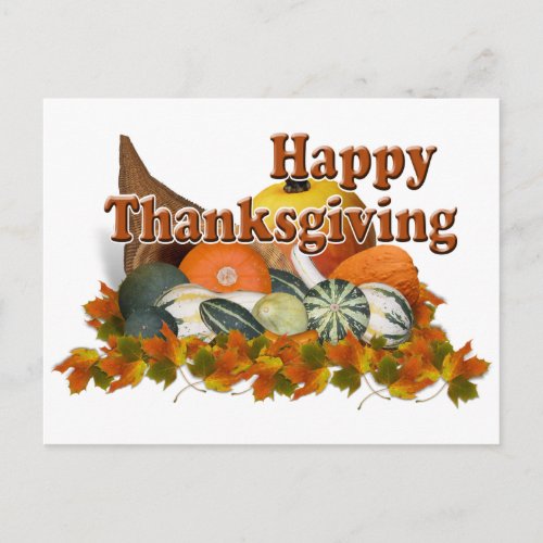 Thanksgiving Holiday Postcard