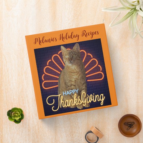 Thanksgiving Holiday Recipes Binder