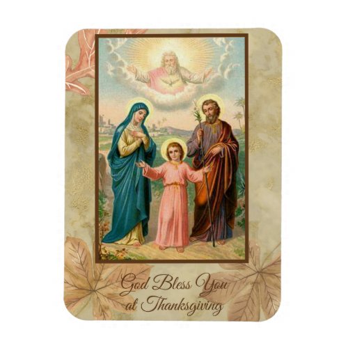 Thanksgiving Holy Family Jesus Mary St Joseph Magnet