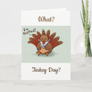 THANKSGIVING HUMOR ALA TURKEY??? HOLIDAY CARD