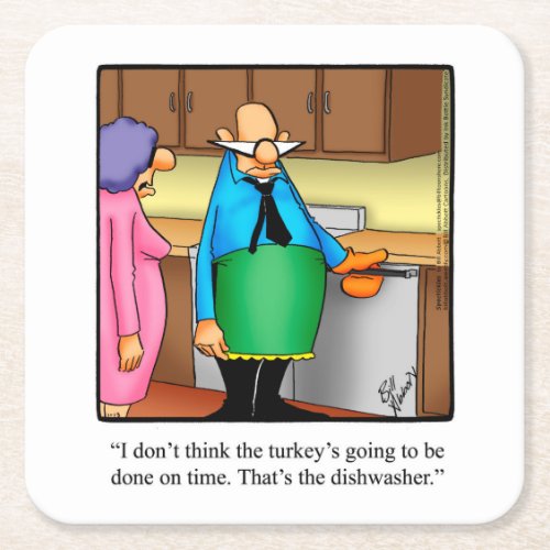 Thanksgiving Humor Bar Coasters