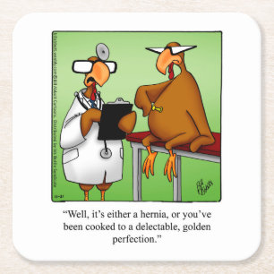Thanksgiving Humor Bar Coasters