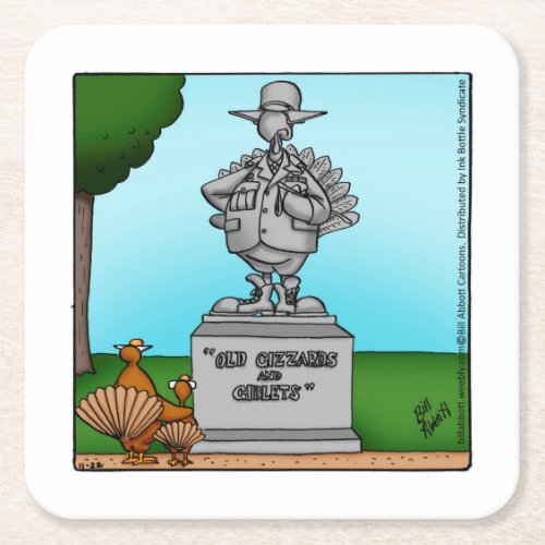 Thanksgiving Humor Bar Coasters