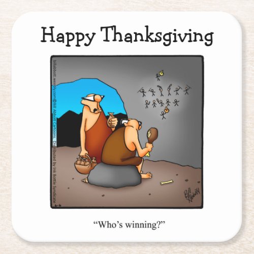 Thanksgiving Humor Bar Coasters