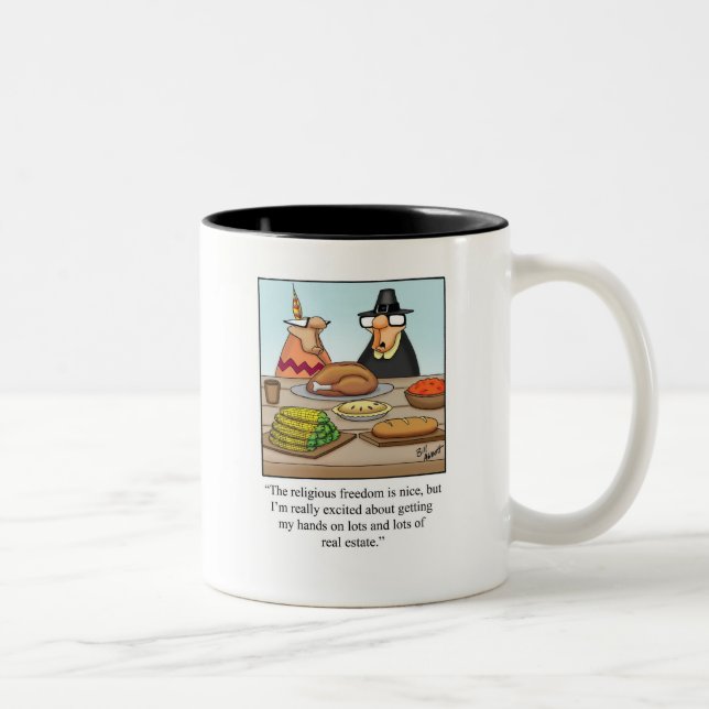  Thanksgiving Humor Coffee Mug Gift (Right)