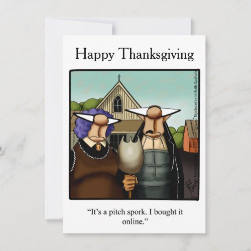 Thanksgiving Humor Dinner Invitations