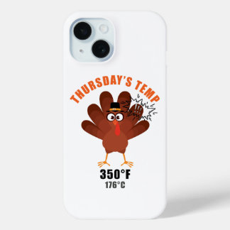 Thanksgiving Humor Funny Turkey Joke iPhone 15 Case