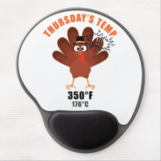 Thanksgiving Humor Funny Turkey Joke Gel Mouse Pad