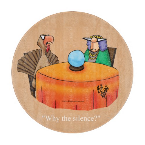 Thanksgiving Humor Glass Cutting Board