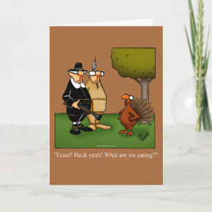 Thanksgiving Humor Greeting Card