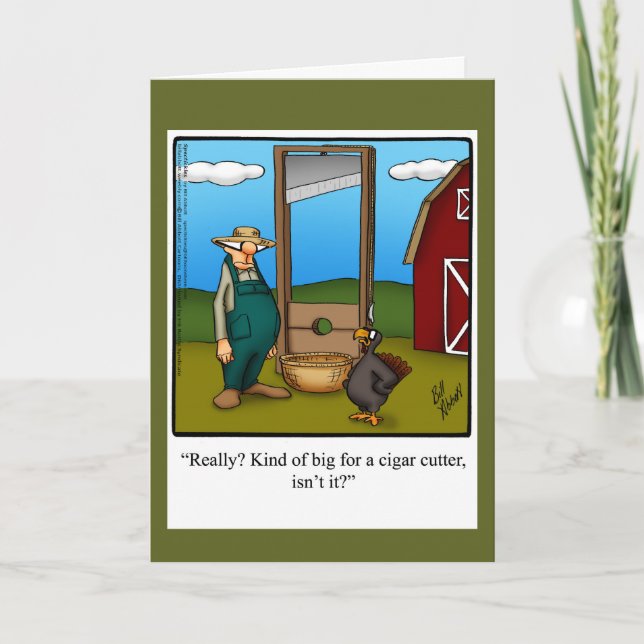 Thanksgiving Humor Greeting Card "Spectickles" (Front)