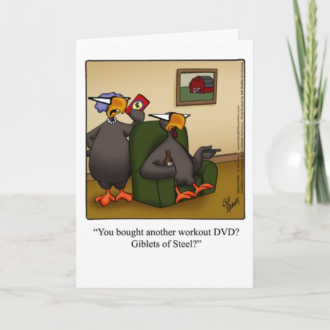 Thanksgiving Humor Greeting Card "Spectickles" (Front)