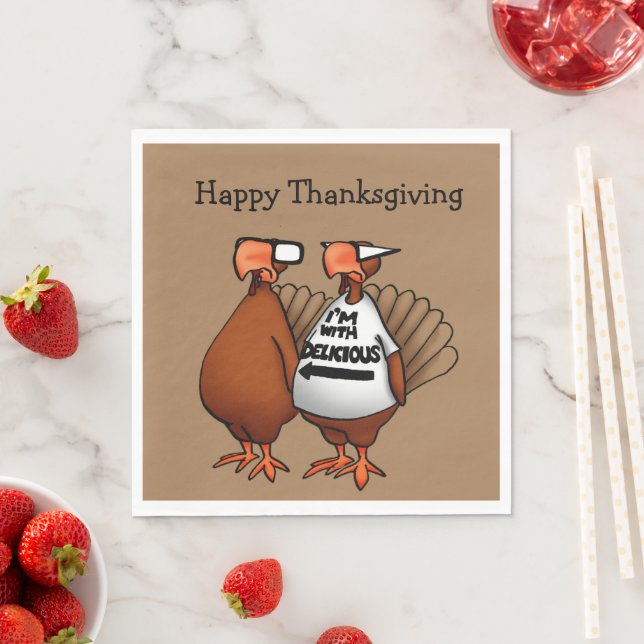 Thanksgiving Humor Holiday Napkins  (Insitu)