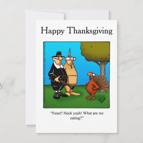 Thanksgiving Humor Invitations