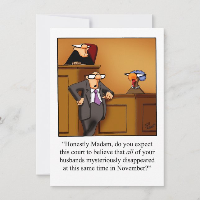 Thanksgiving Humor Invitations "Spectickles" (Front)