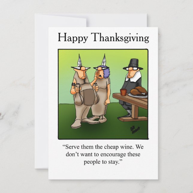 Thanksgiving Humor Invitations "Spectickles" (Front)