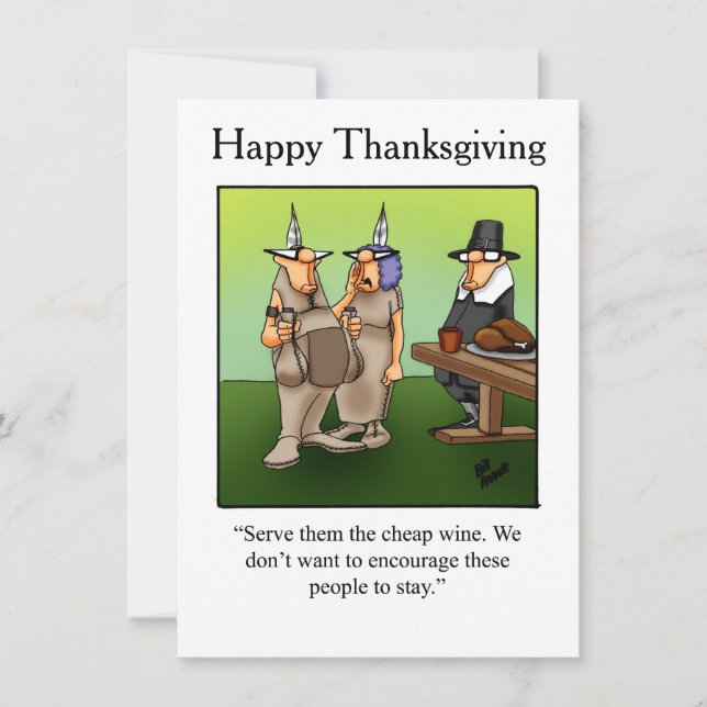 Thanksgiving Humor Invitations "Spectickles" (Front)