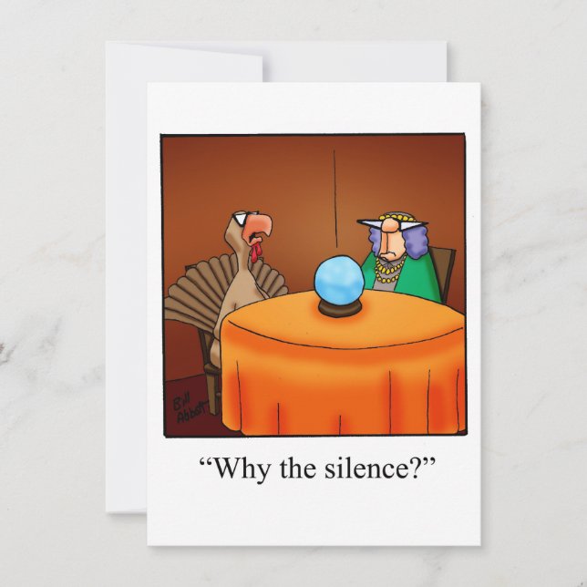 Thanksgiving Humor Invitations "Spectickles" (Front)