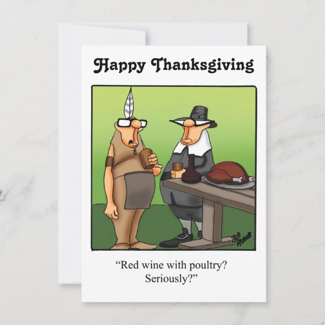 Thanksgiving Humor Invitations "Spectickles" (Front)
