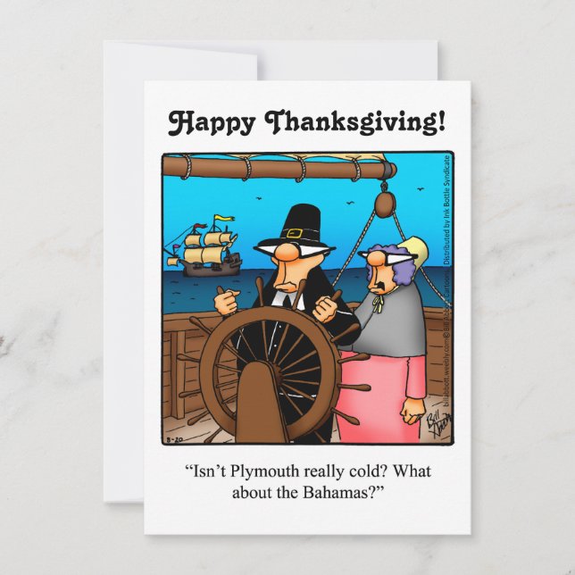 Thanksgiving Humor Invitations "Spectickles" (Front)