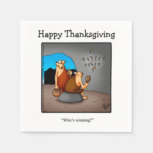 Thanksgiving Humor Paper Napkins