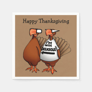 Thanksgiving Humor Paper Napkins