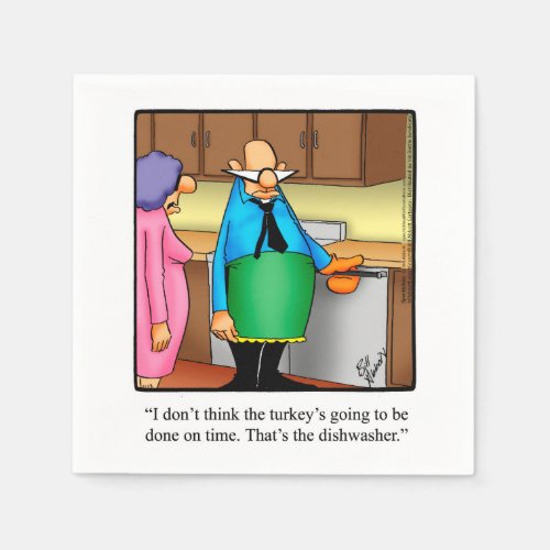 Thanksgiving Humor Paper Napkins