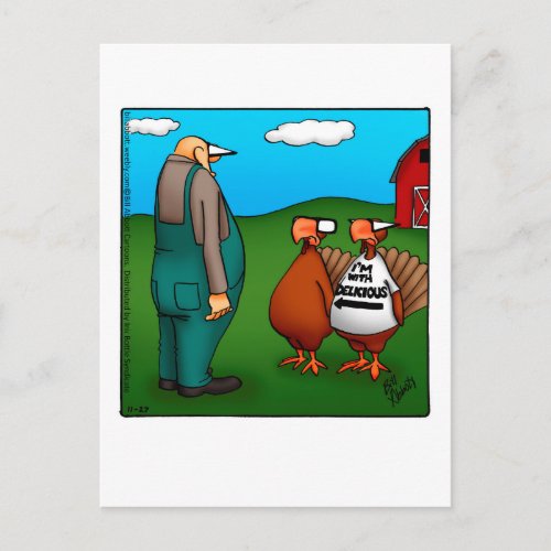 Thanksgiving Humor Postcard Spectickles