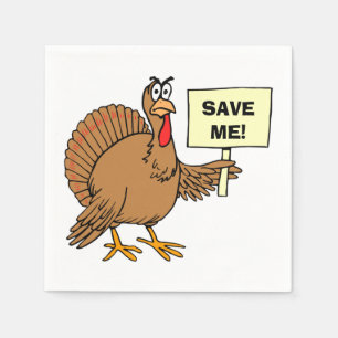 Thanksgiving Humor Quotes Napkins