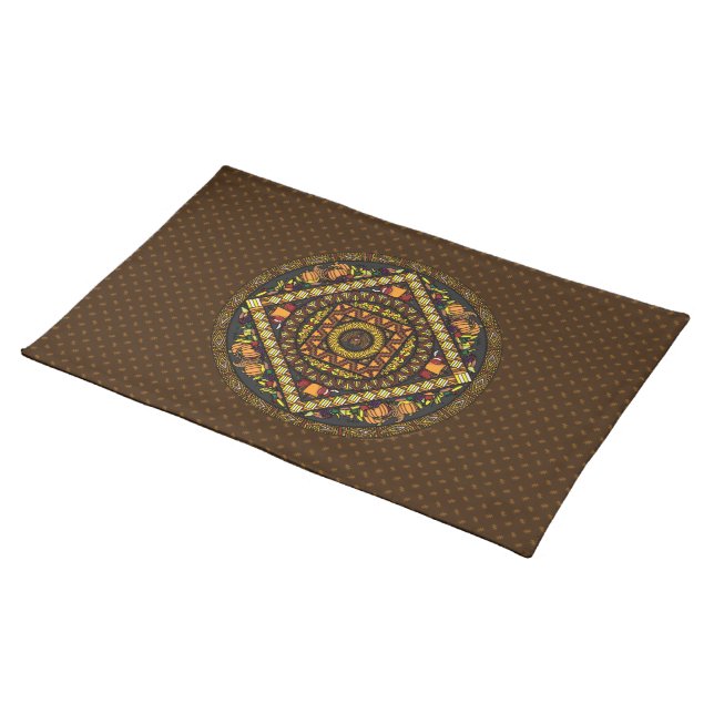 Thanksgiving Icons Place Mat (On Table)