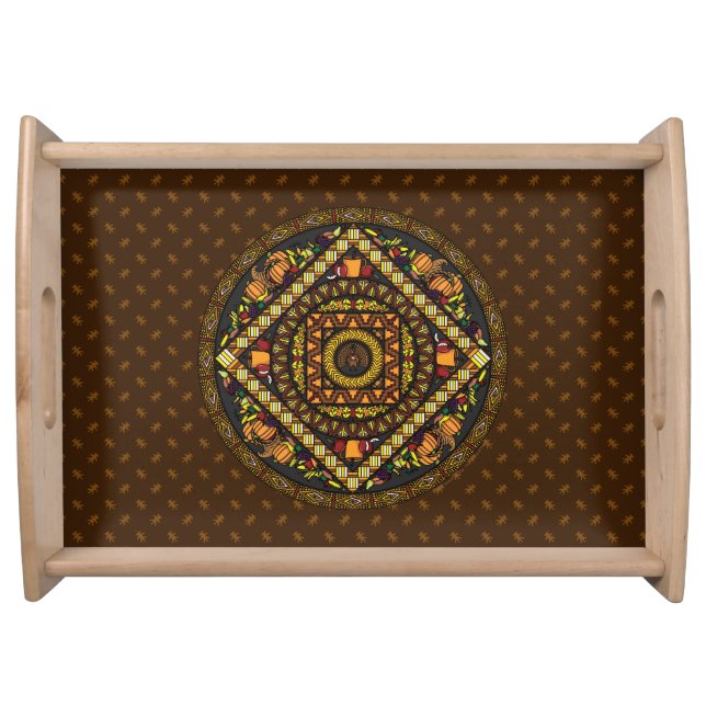 Thanksgiving Icons Serving Tray (Front)