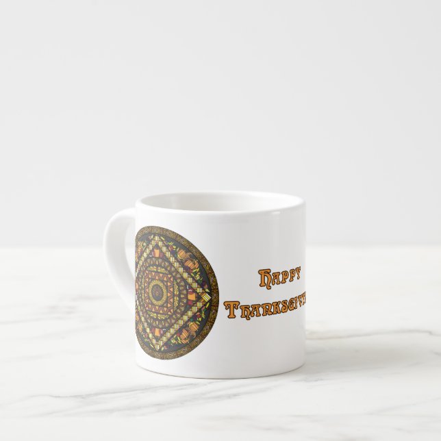 Thanksgiving Icons Specialty Mug (Front Left)