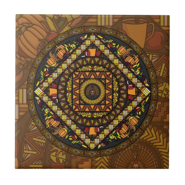 Thanksgiving Icons Tile (Front)