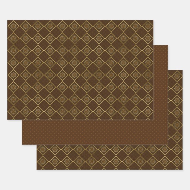 Thanksgiving Icons Wrapping Paper Set (Set)