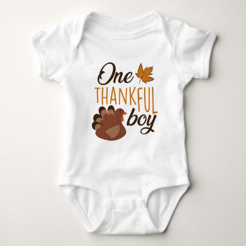 Thanksgiving Inspired Typography  Baby Bodysuit