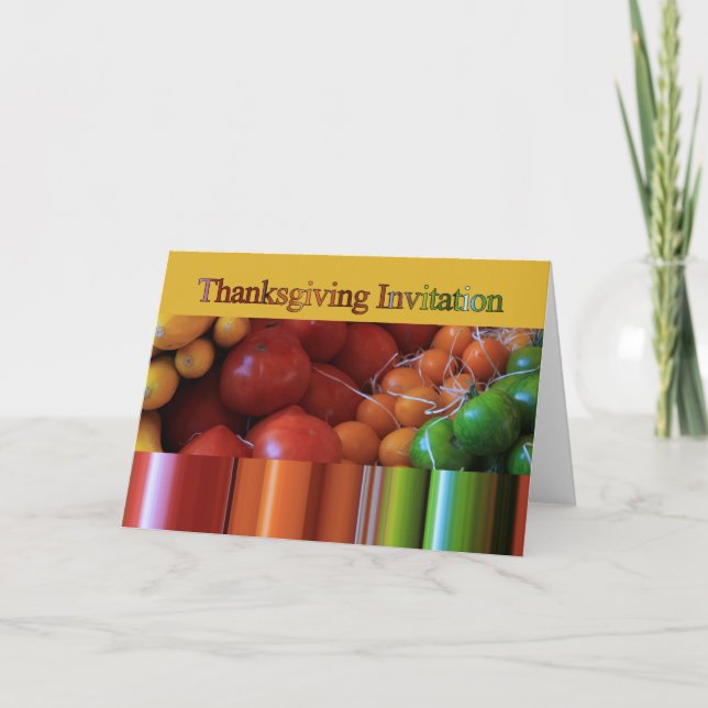 Thanksgiving Invitation (Front)