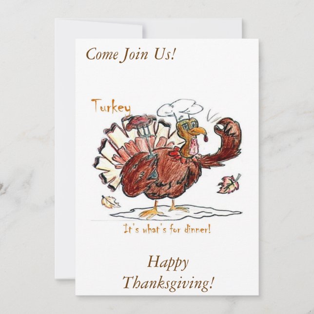 Thanksgiving Invitation (Front)