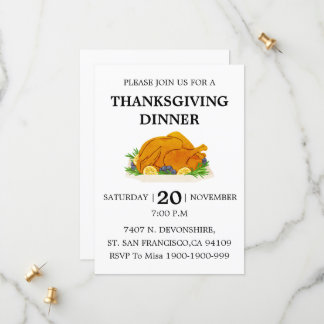 Thanksgiving Invitation