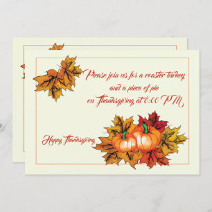Thanksgiving invitation