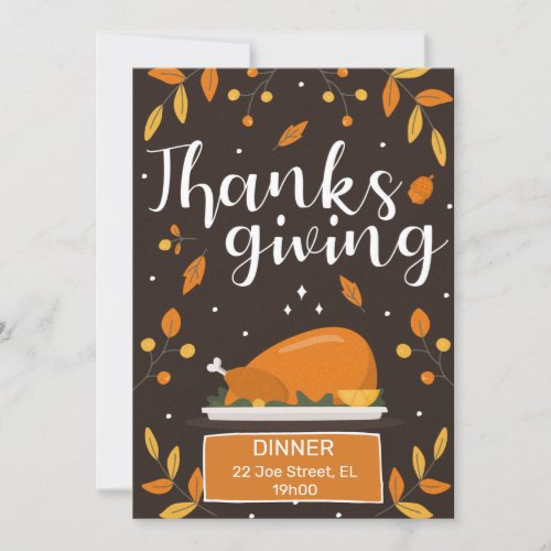 Thanksgiving Invitation