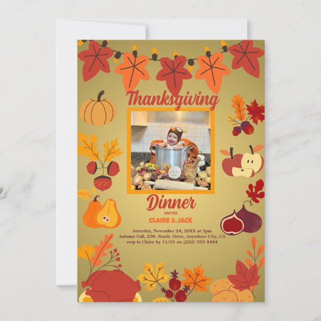 Thanksgiving Invitation (Front)