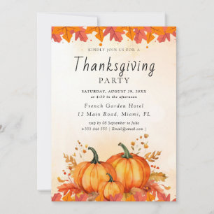 Thanksgiving invitation